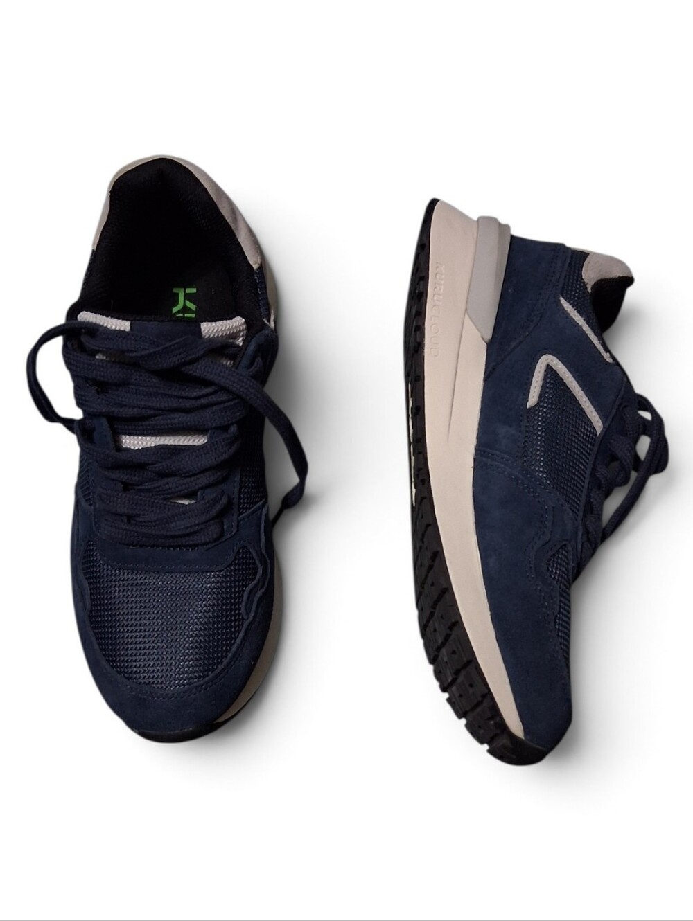 KURU Apogee Tennis Shoes Women's 9.5 Navy Gray White Comfort Walking Shoes
